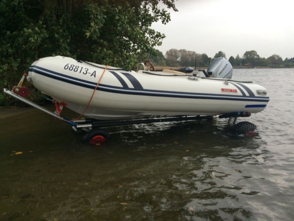 Suzuki Suzumar 350 RIB Schlauchboot Motorboot / Honda BF20 Aussenborder neuwertig / Restgarantie – Bild 3
