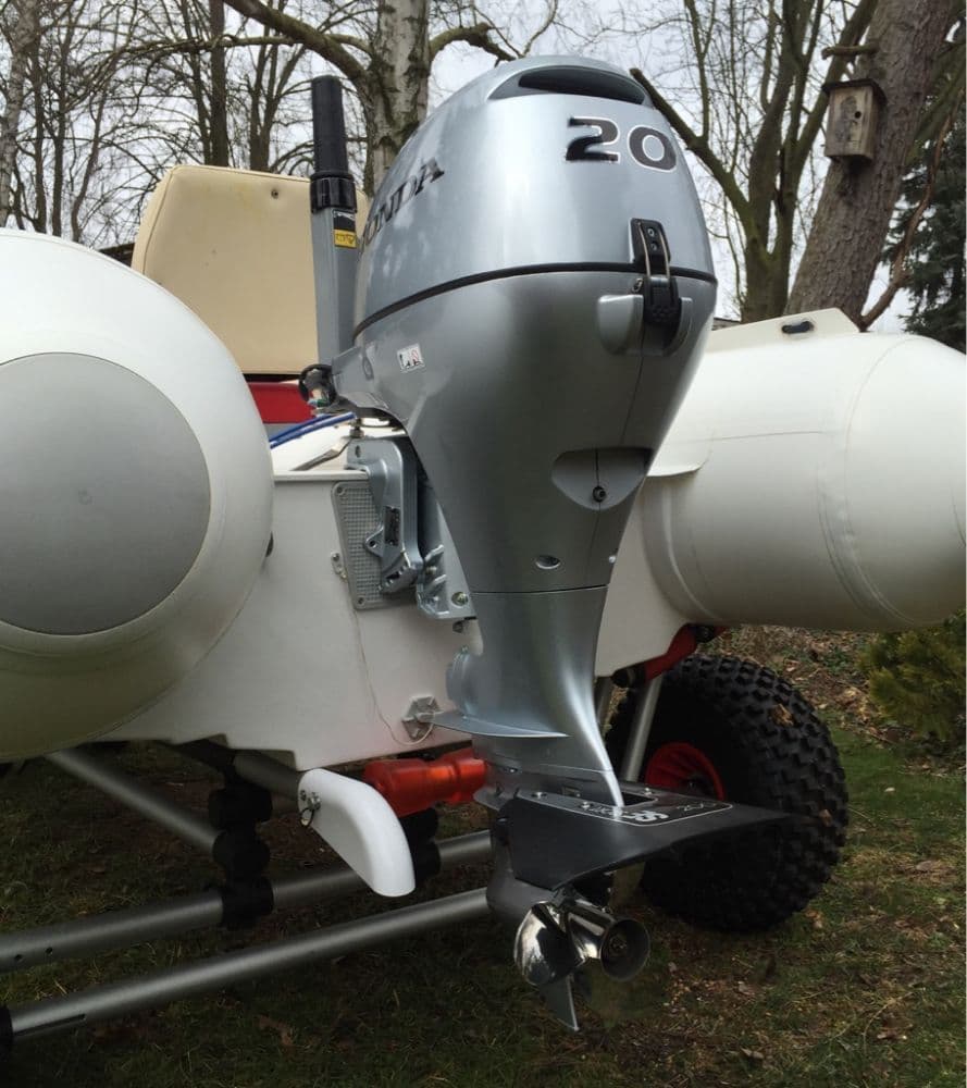 Suzuki Suzumar 350 RIB Schlauchboot Motorboot / Honda BF20 Aussenborder neuwertig / Restgarantie – Bild 7