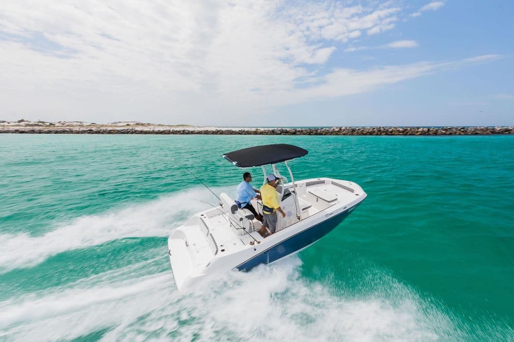 Yamaha 190FSH Konsolenboot Jet Antrieb