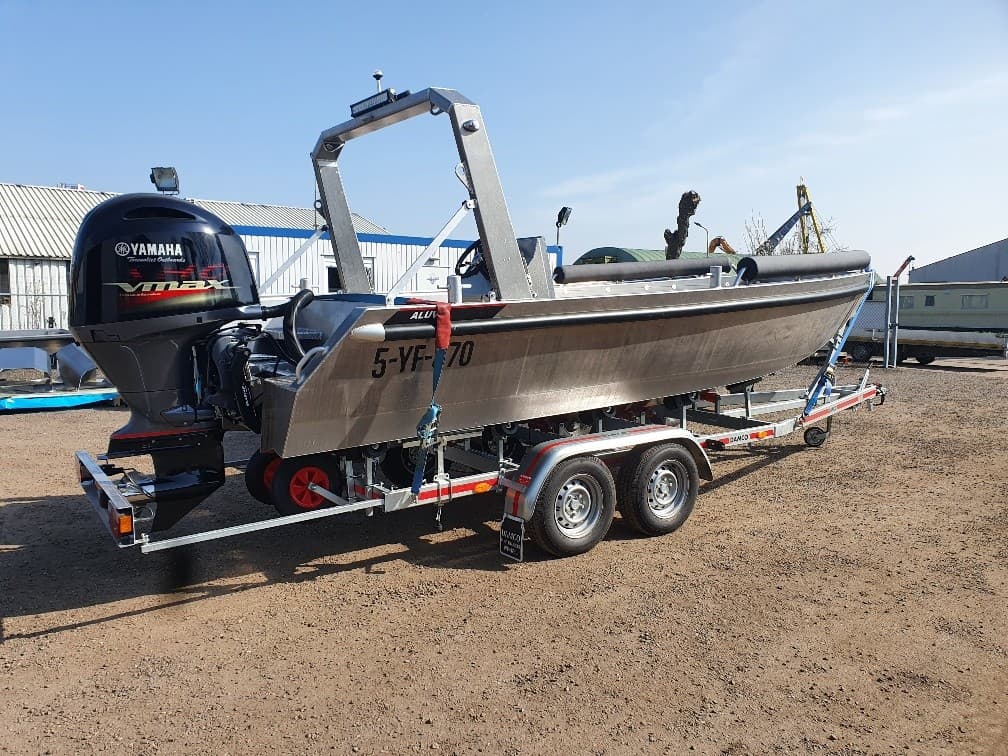 ALUVA 550 Tender - Neues Aluminium-Vergnügungsboot mit 150 HP Yamaha