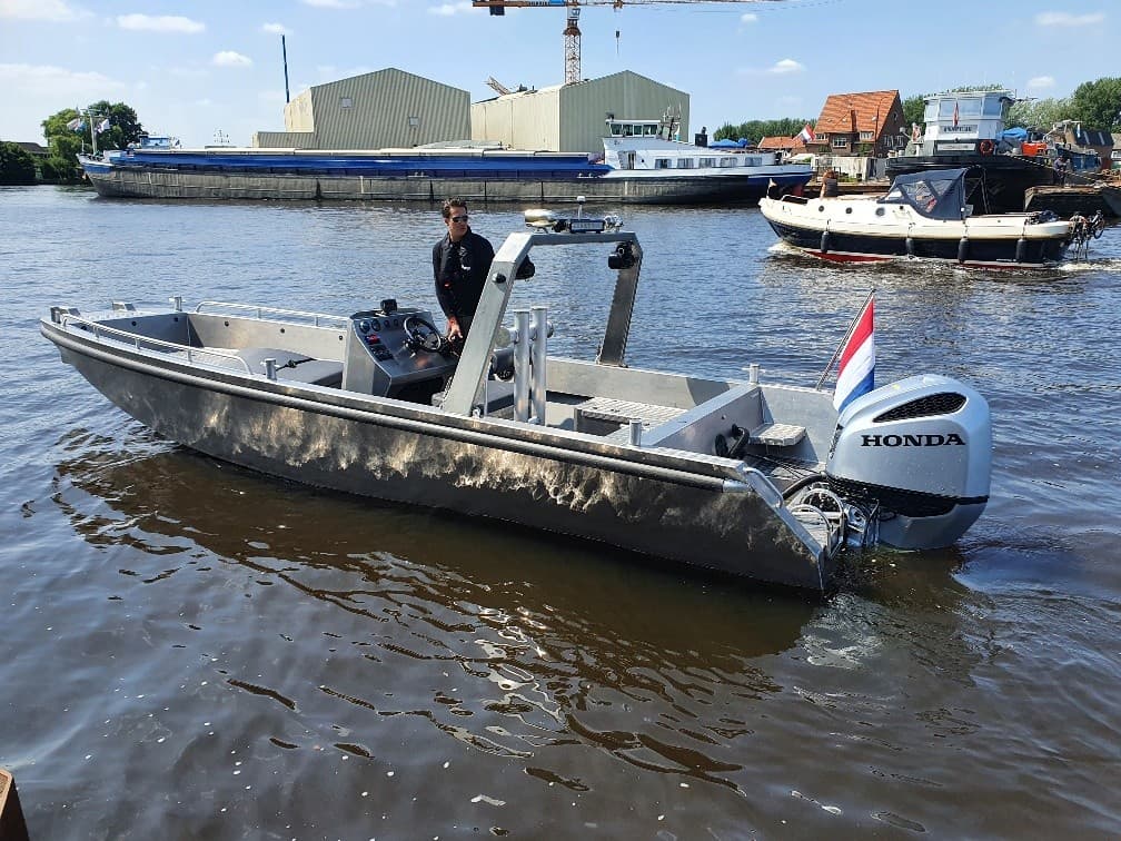 ALUVA 750 Tender - Aluminium-Vergnügungsboot mit 250HP Honda V6