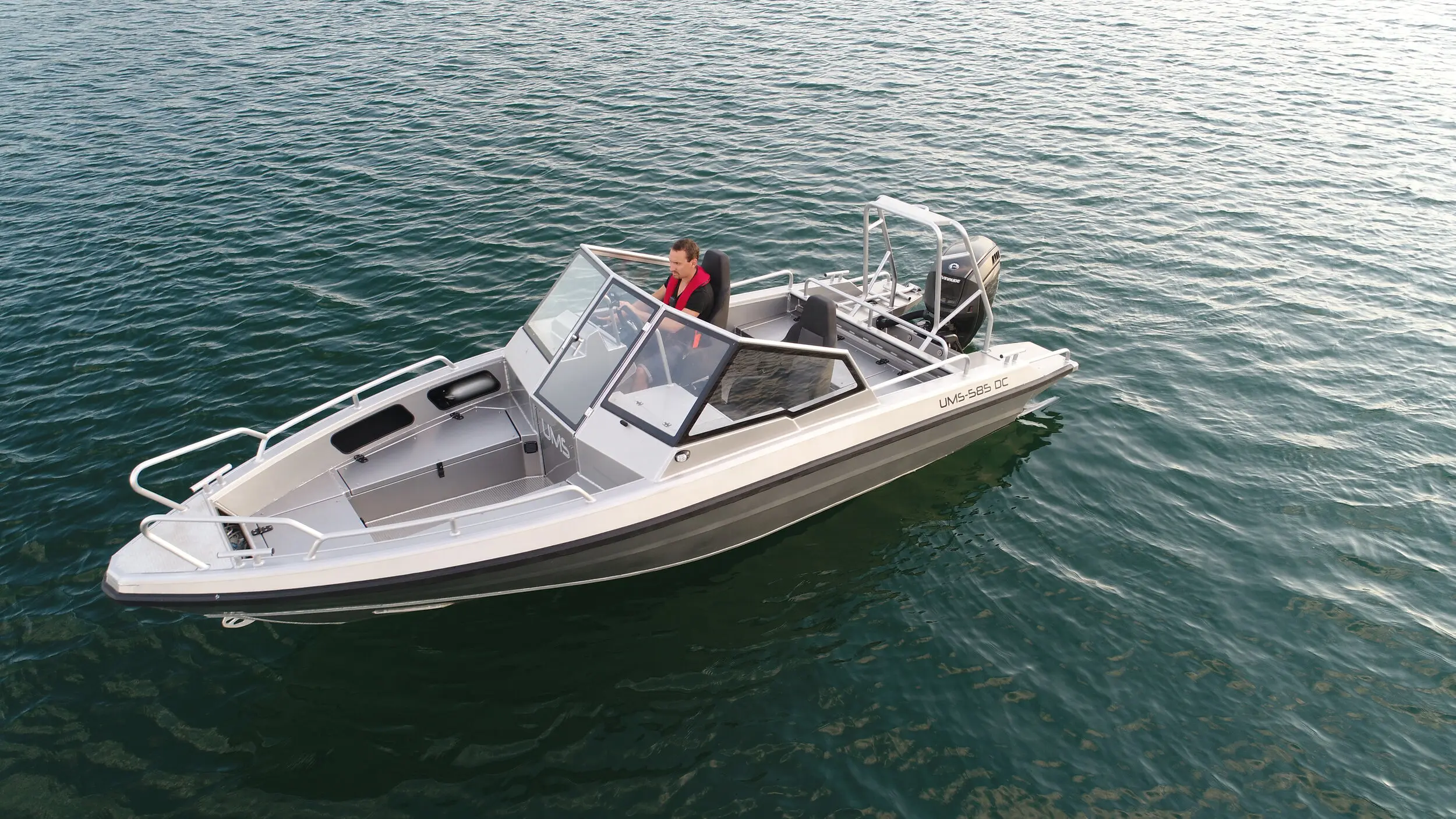 Sonderangebot / Gesamtpaket: UMS 585 DC + Yamaha VMAX 115 HP + Vanclaes Trailer – Bild 7