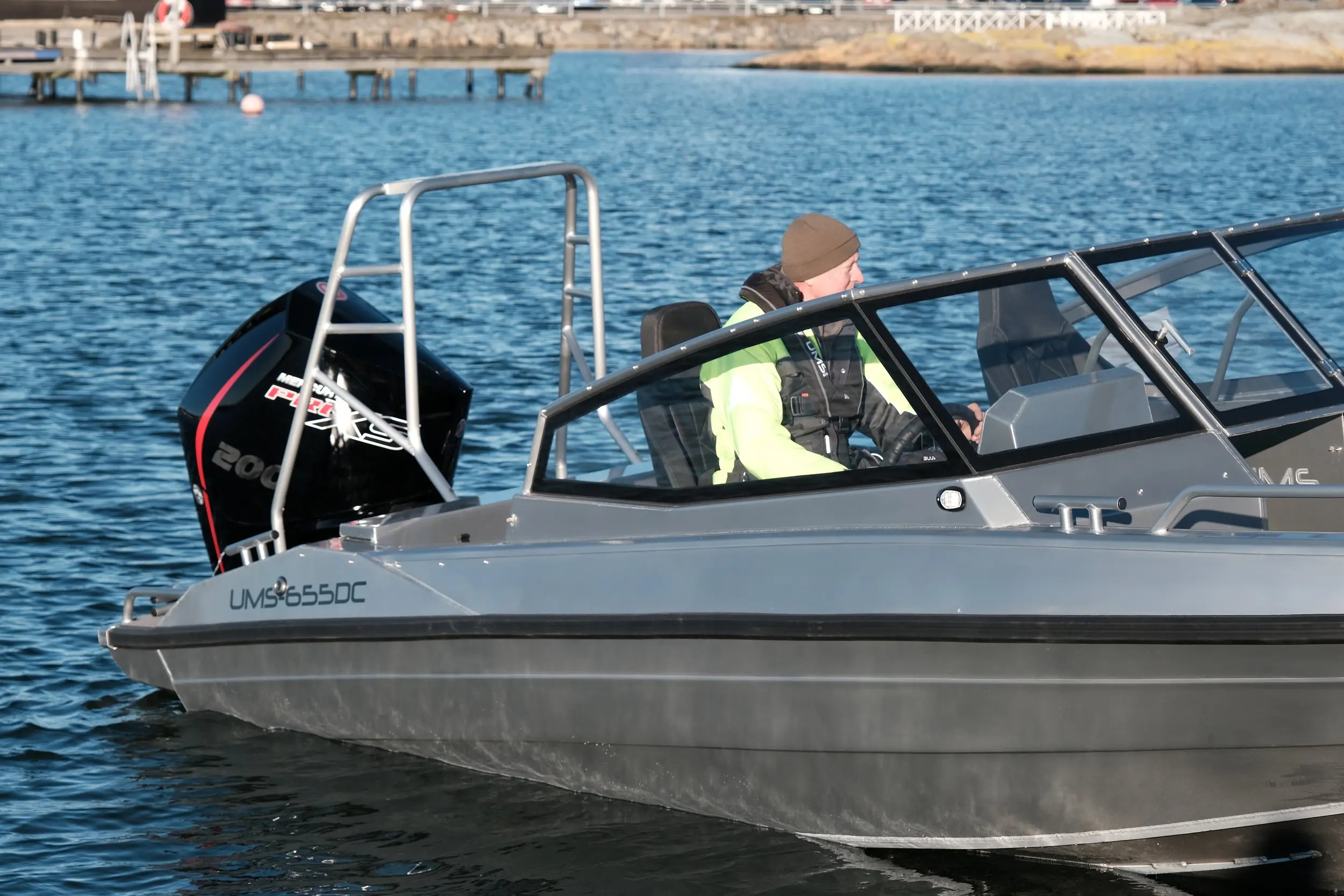 Sonderangebot / Gesamtpaket: UMS 655 DC Aluminiumboot + Yamaha 150 HP VMAX + Vancales Trailer + Garmin – Bild 4