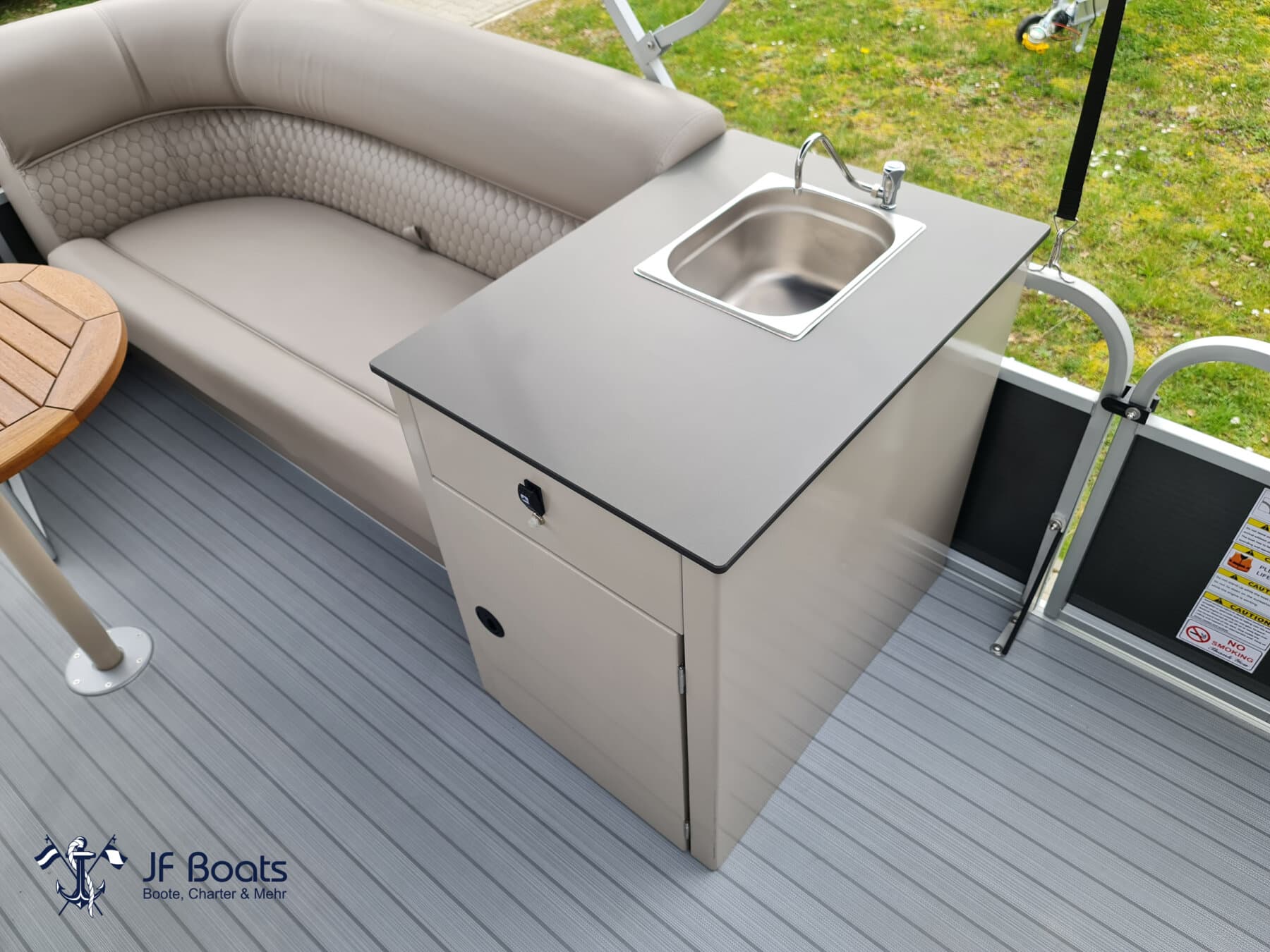 JF Boats Shark Ponton Boot Pontoon Boot Partyboot – Bild 9