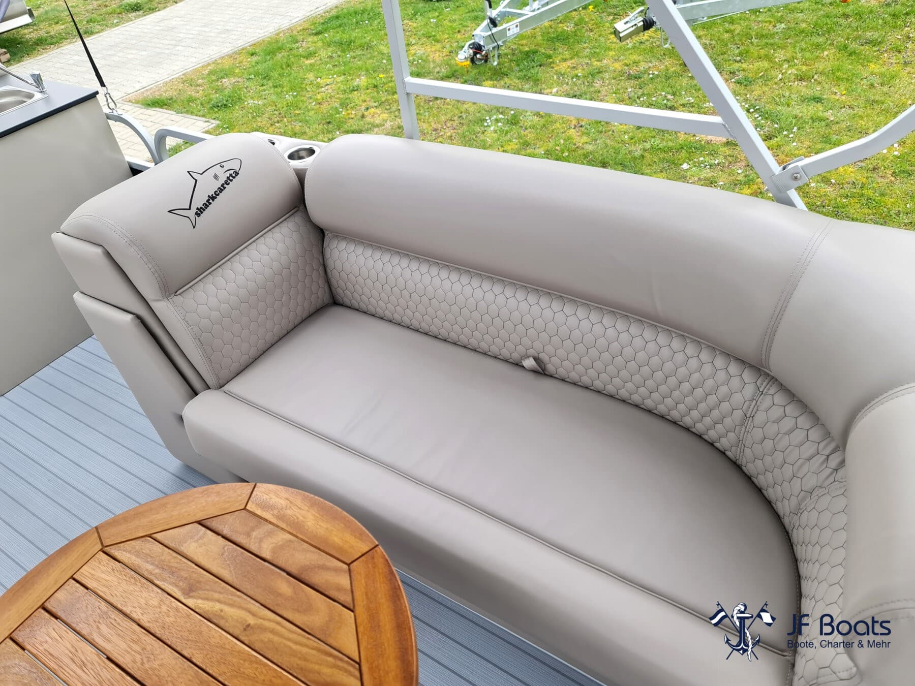 JF Boats Shark Ponton Boot Pontoon Boot Partyboot – Bild 10