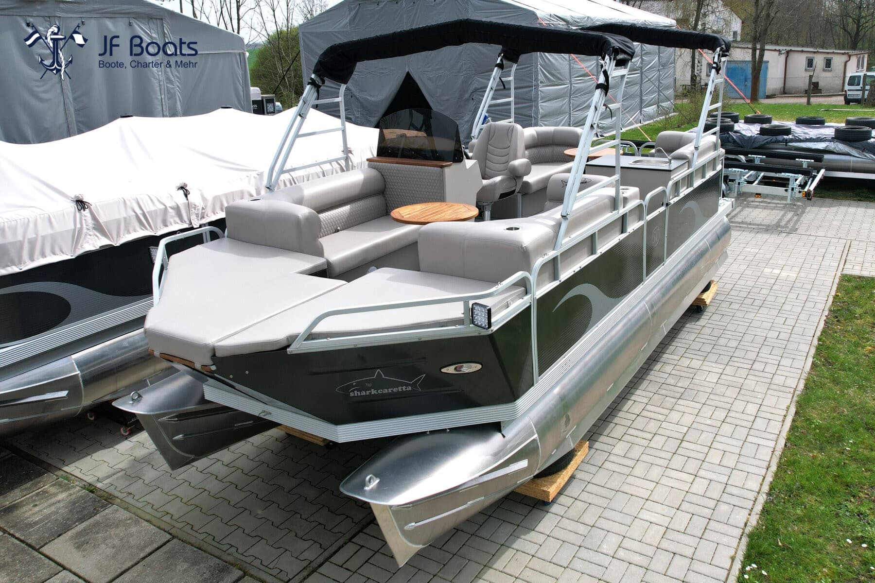 JF Boats Shark Ponton Boot Pontoon Boot Partyboot – Bild 4