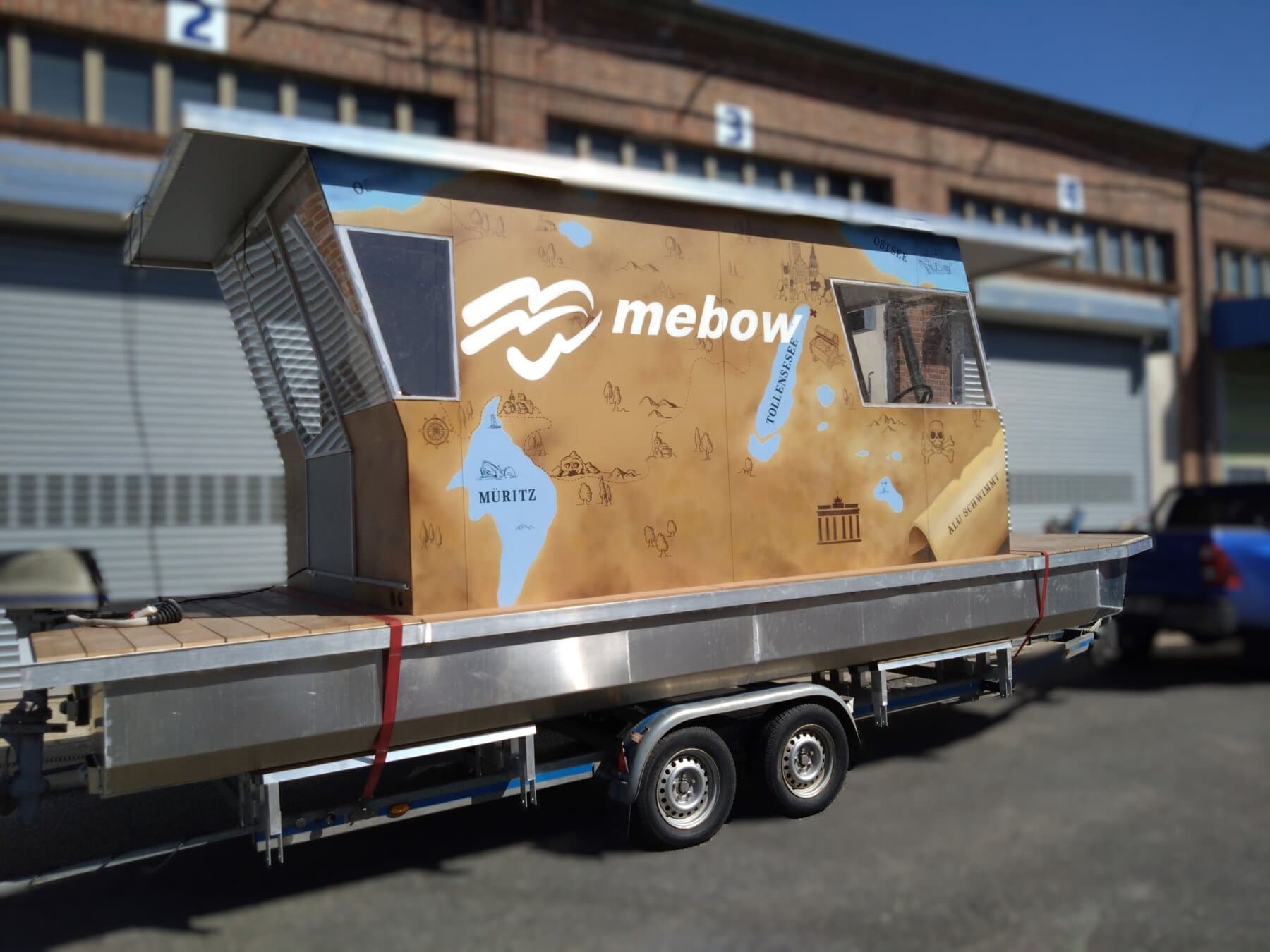 MEBOW Tiny Houseboat trailerbar – Bild 2
