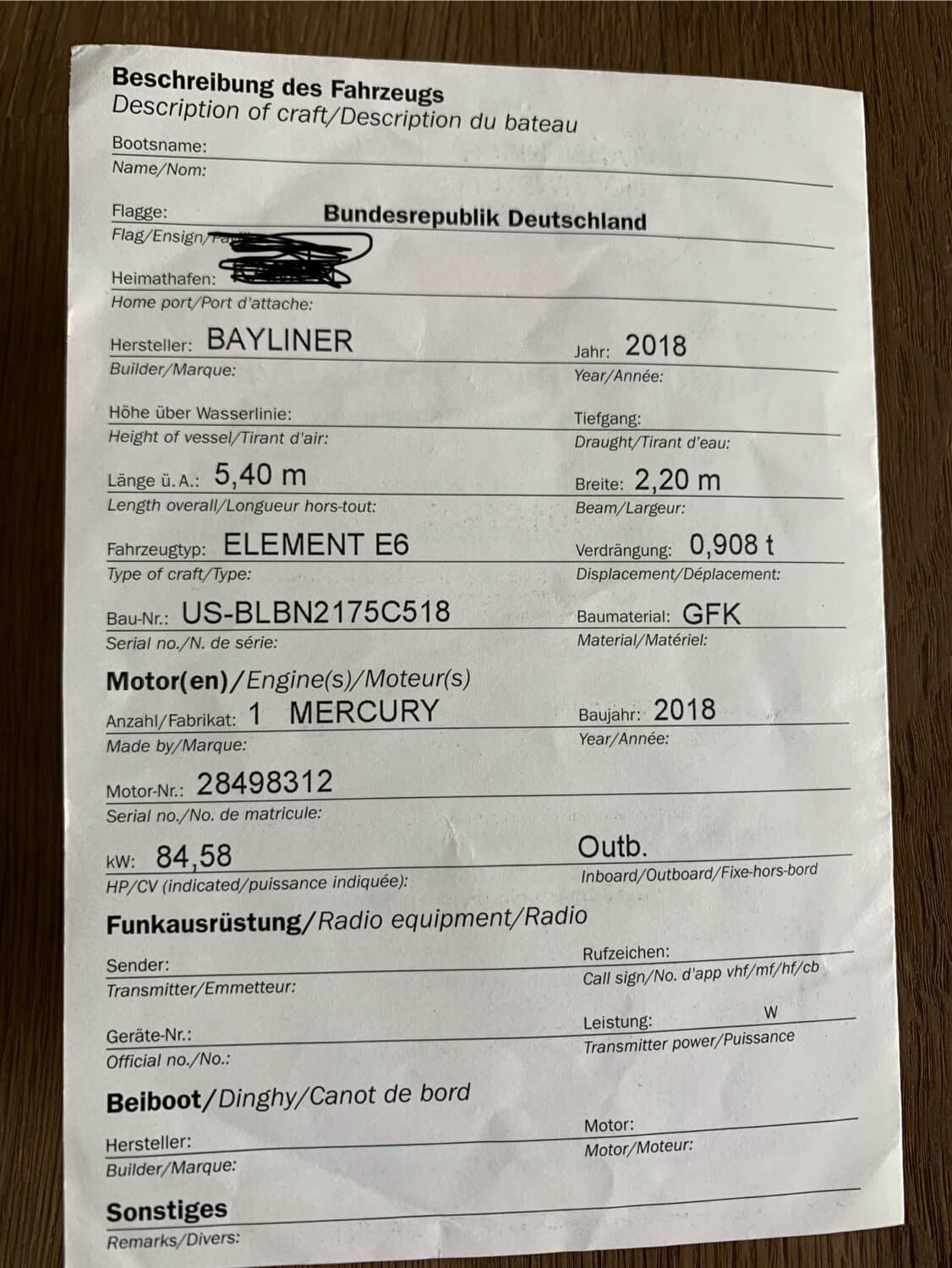 Bayliner E6 – Bild 4