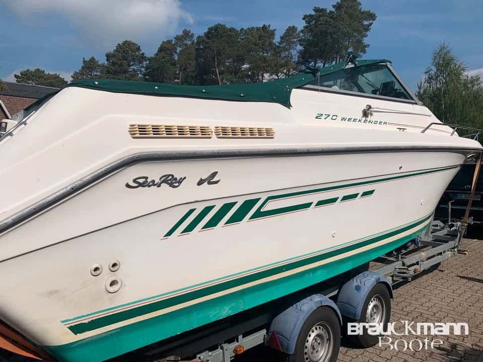 Sea Ray 270 Weekender inkl 35 t Trailer – Bild 4