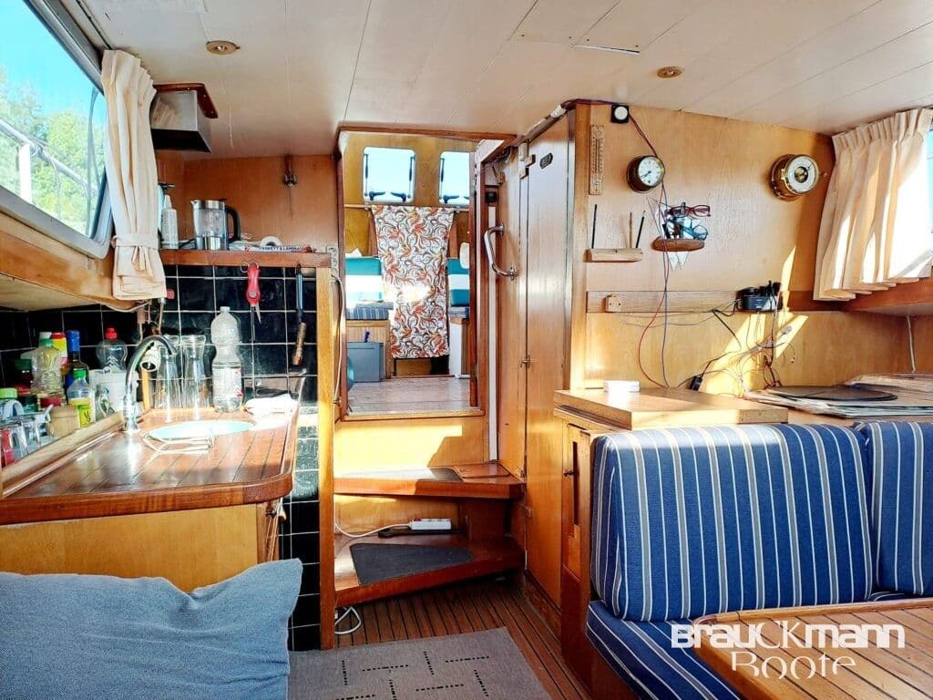 Hollndische Yachtbouw Altena 1050 AK Stahlschiff Wohnsc – Bild 8