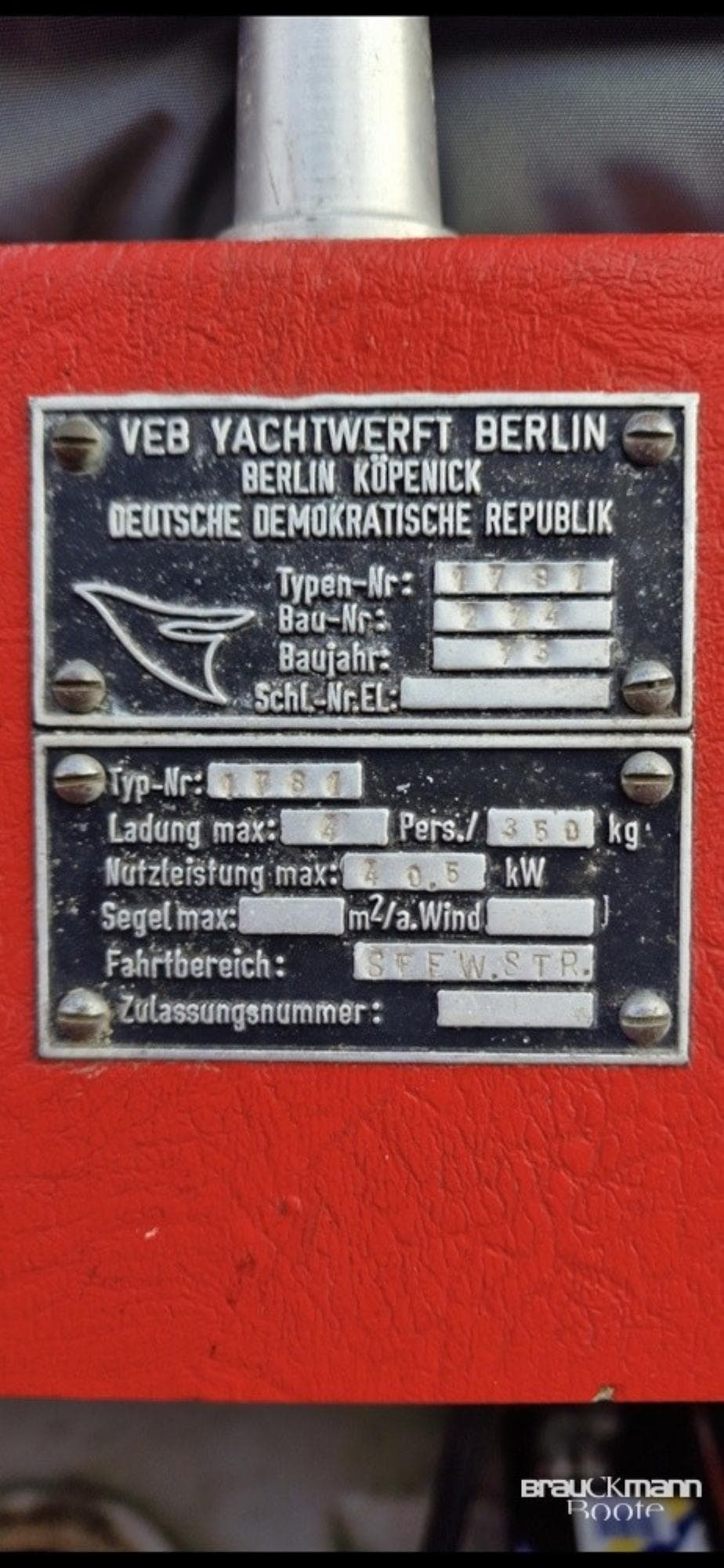 DDR Sportboot Merlin im Originalzustand – Bild 8