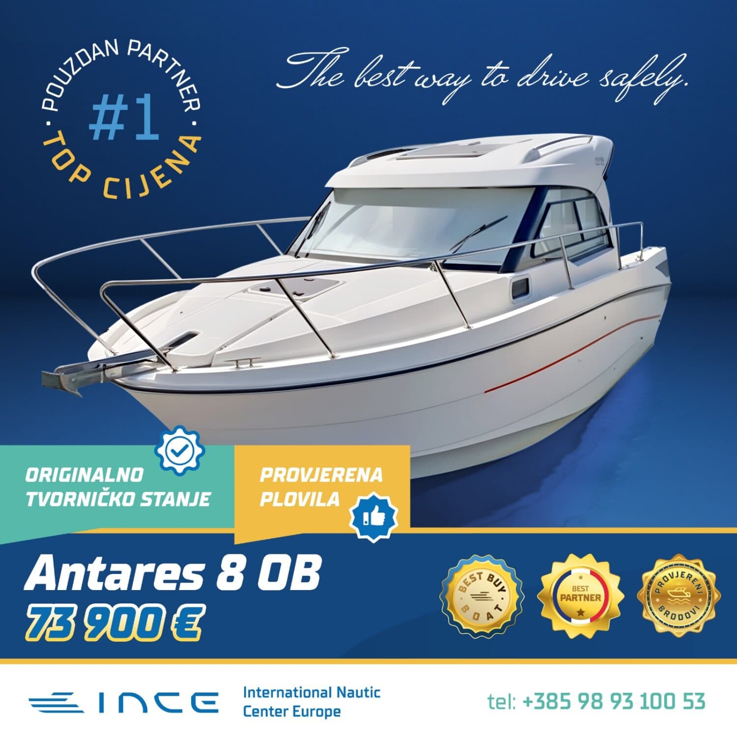 ANTARES 8 OB YAMAHA 200KS