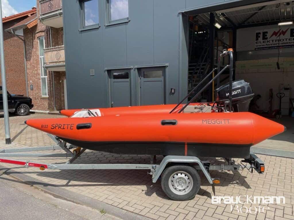 Festrumpfschlauchboot Meggit HRB410 inklusive Trailer – Bild 2