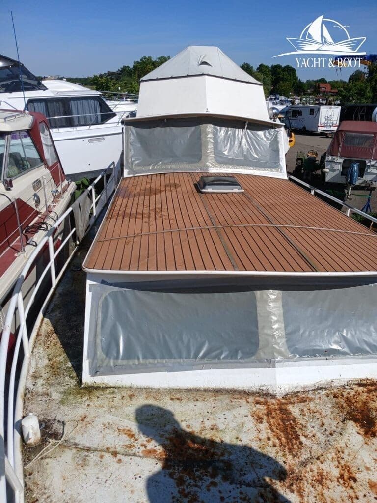 Stahlverdränger 11,20 m | Projektboot, Flybridge – Bild 8
