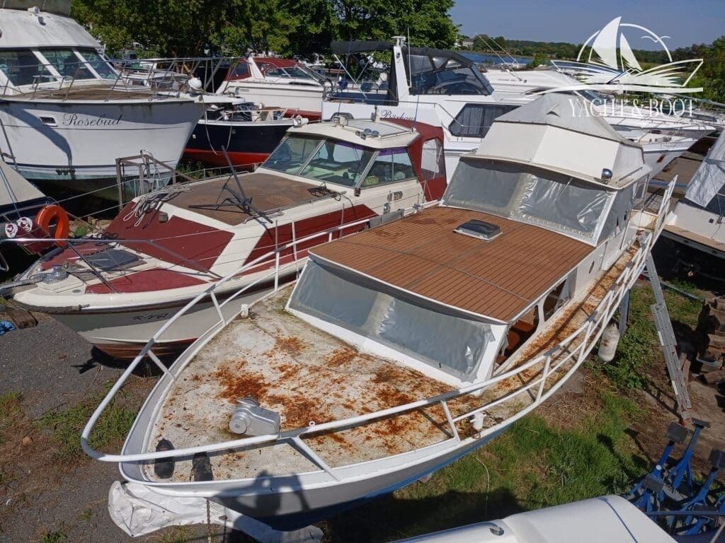 Stahlverdränger 11,20 m | Projektboot, Flybridge – Bild 9