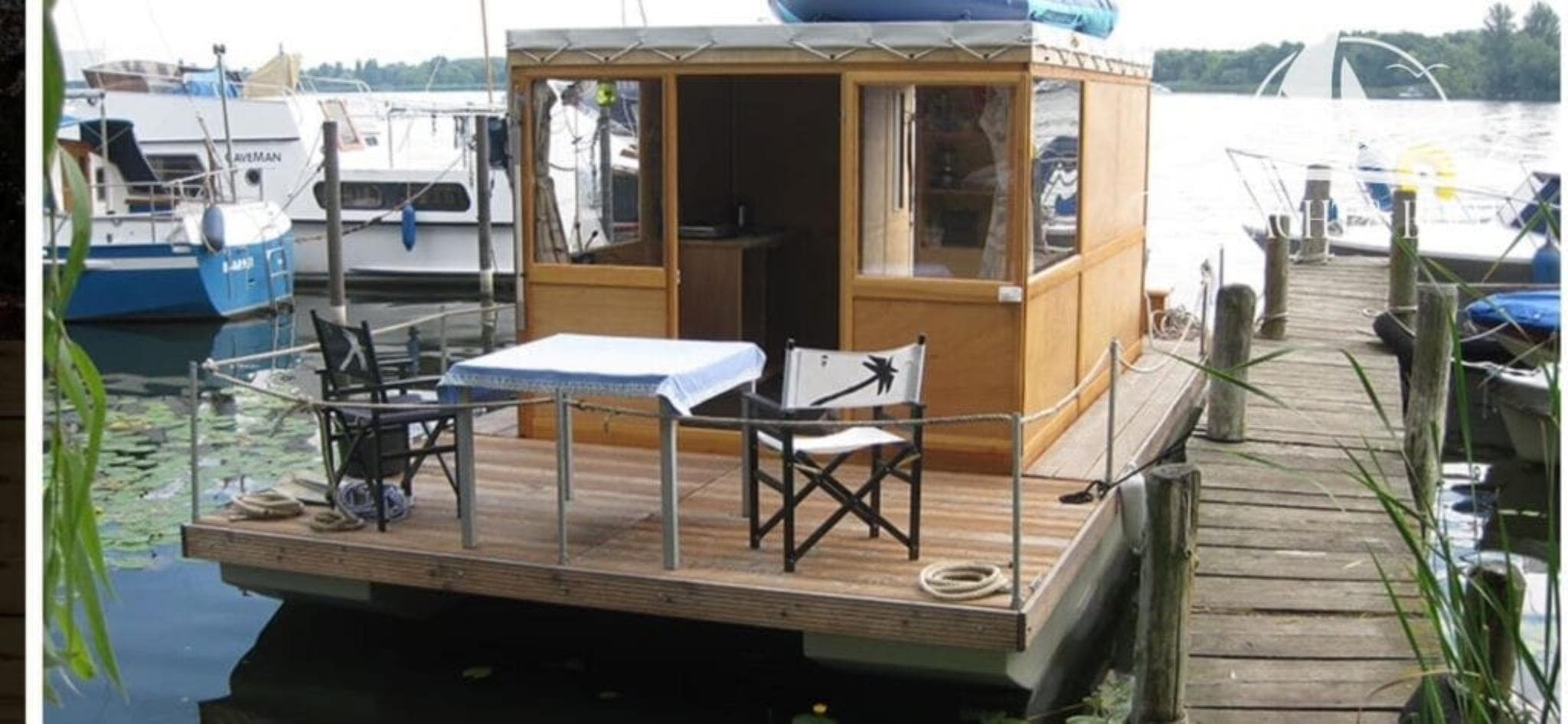 Hausboot 7,5 m | nur 55 Std., inkl. Liegeplatz