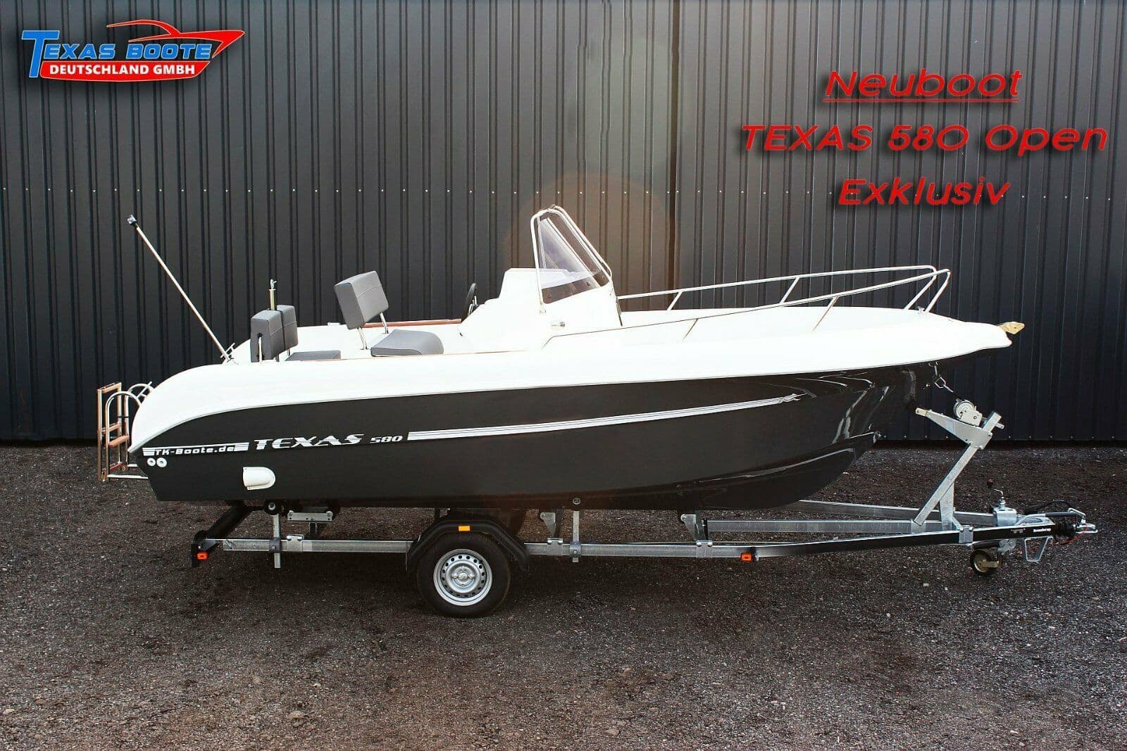 TEXAS 580 Open • Konsolenboot • NEUBOOT • Polstersatz inklusive