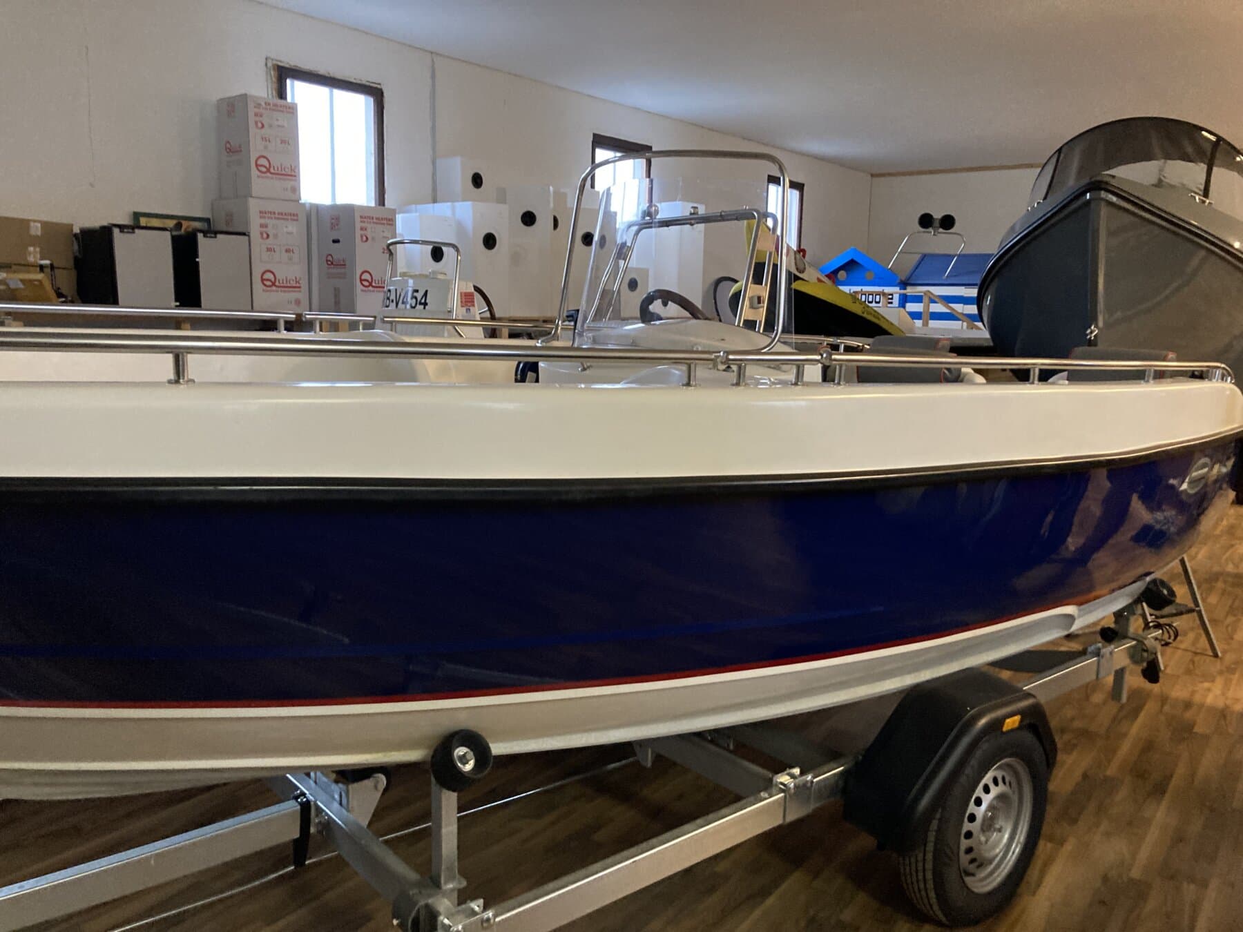 Motorboot Viksund 580 Black Marlin, Angelboot mit Trailer 1000kg – Bild 2