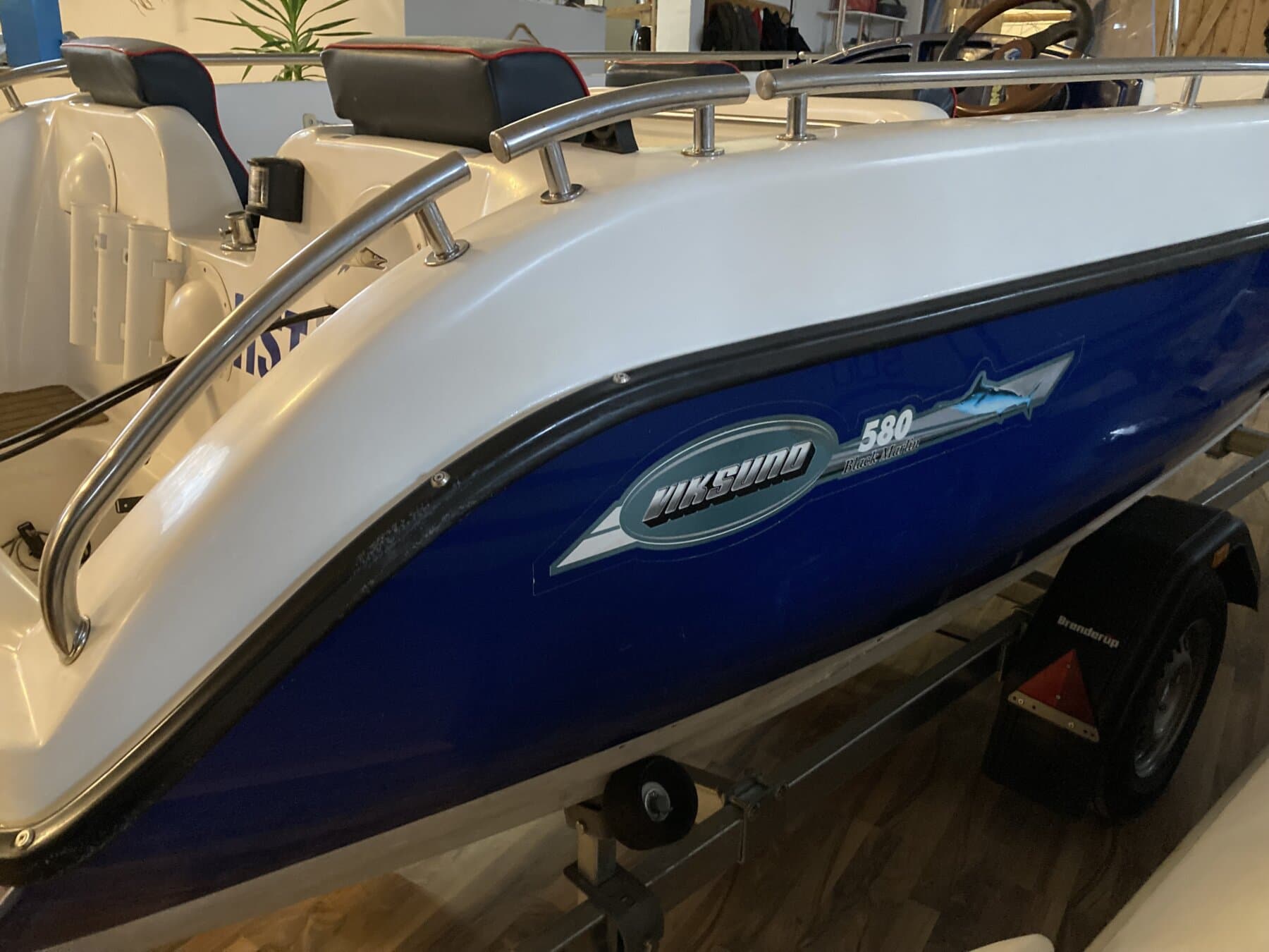 Motorboot Viksund 580 Black Marlin, Angelboot mit Trailer 1000kg – Bild 7