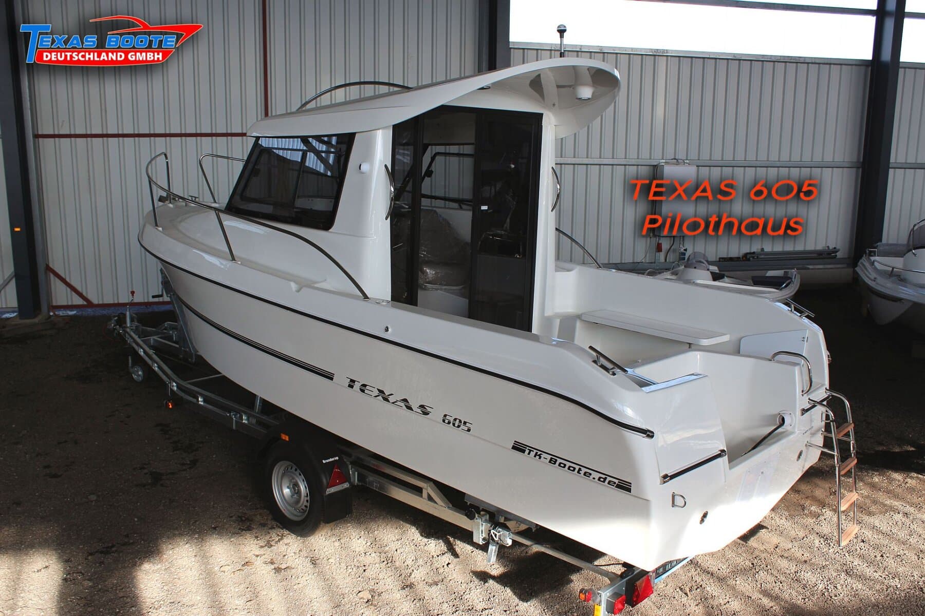 TEXAS 605 Pilothaus • NEUBOOT • Motorboot • – Bild 3