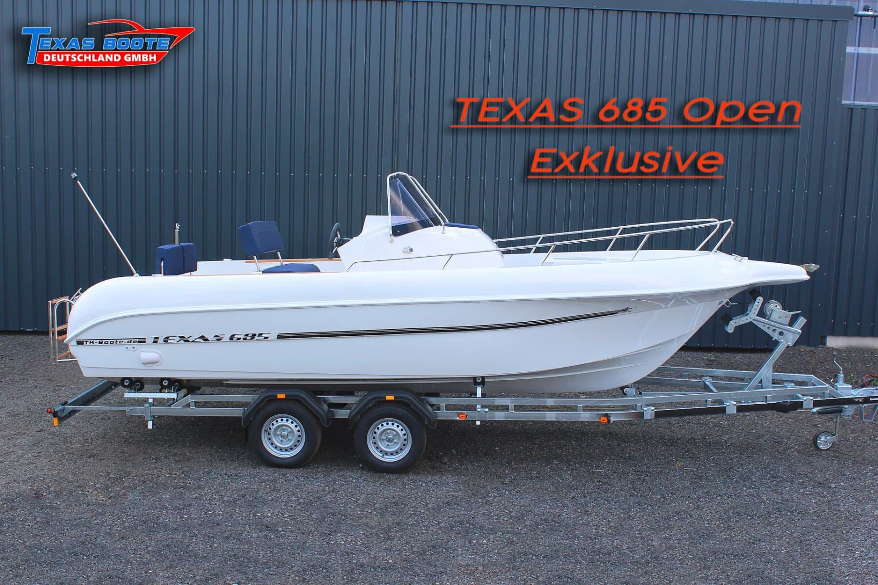 TEXAS 685 Open Exklusiv • NEUBOOT • Motorboot • Polstersatz inklusive – Bild 2