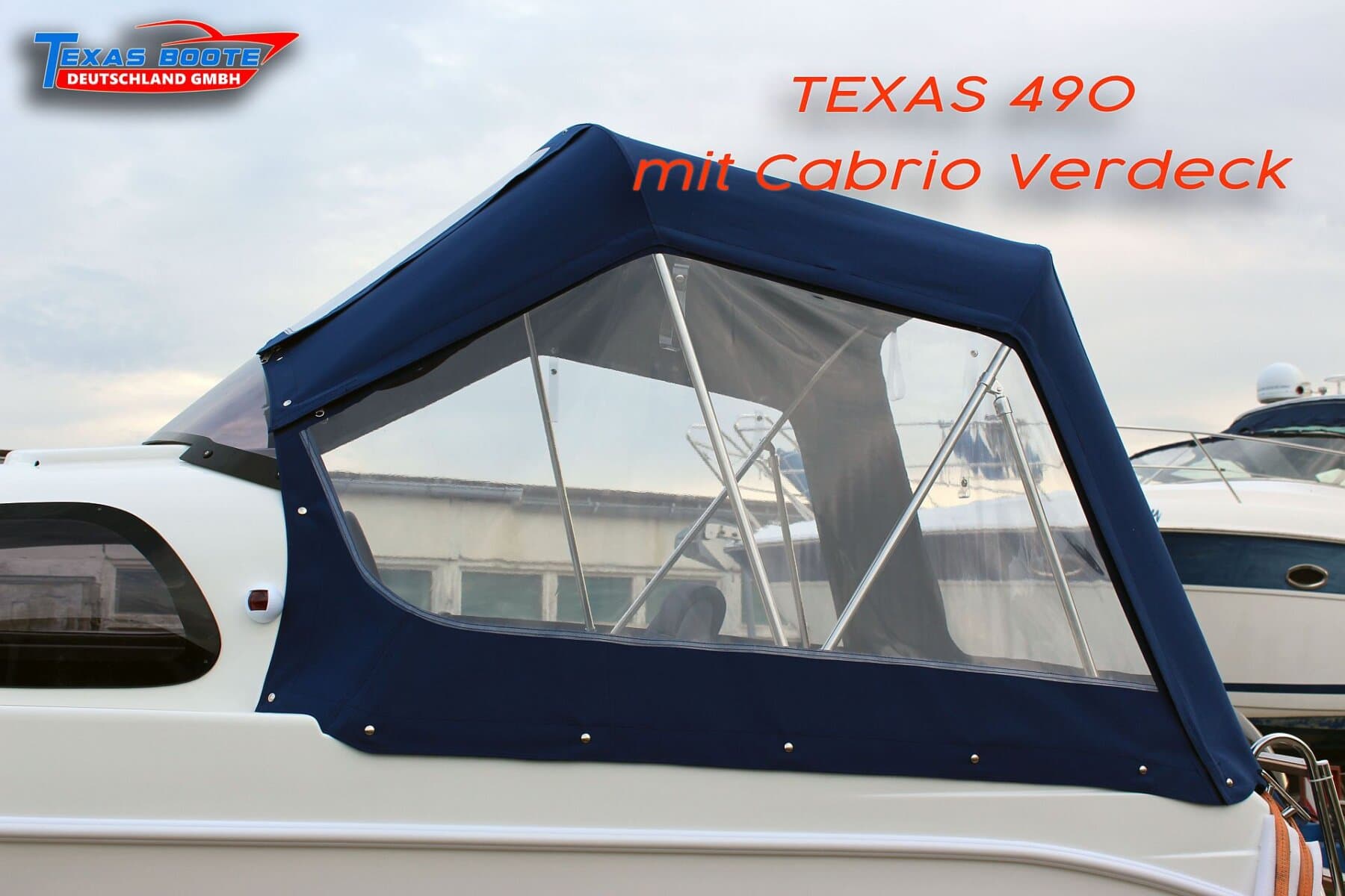 TEXAS 490 Cabin • super Handling • NEUBOOT • Motorboot • kompletter Polstersatz inklusive – Bild 5
