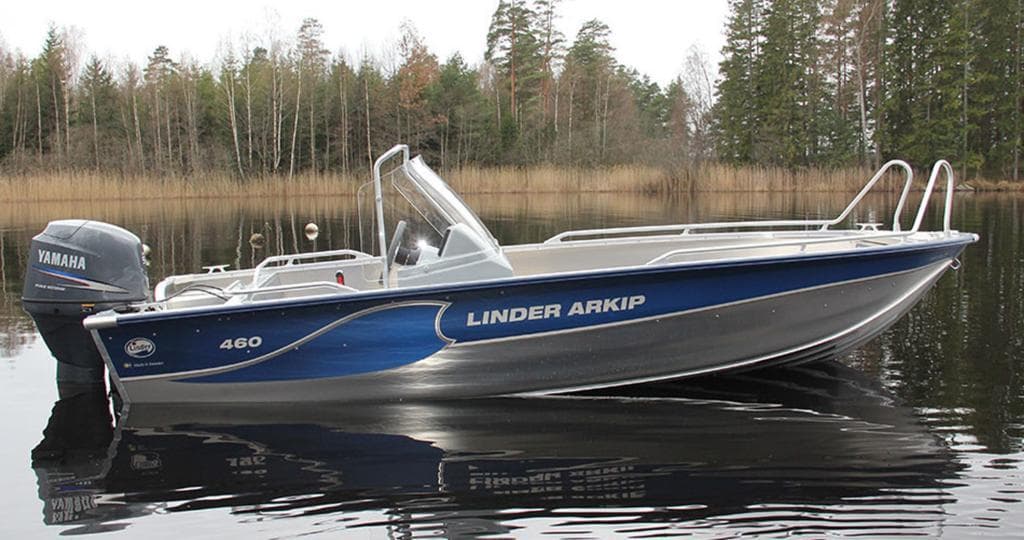 Linder Arkip 460 inkl.PreRigg.Yamaha+Garmin 9" GPS