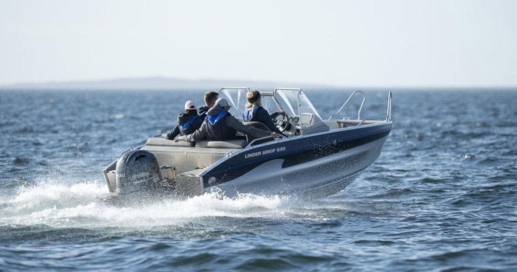 Linder Arkip 530 BR + Pre-Rigg.Yamaha+Garmin 9" GPS – Bild 4