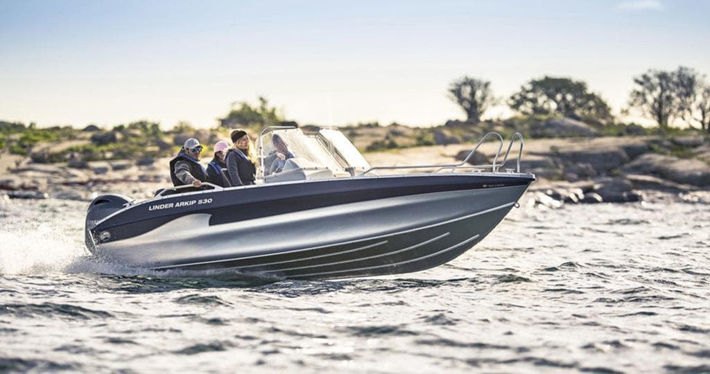 Linder Arkip 530 BR + Pre-Rigg.Yamaha+Garmin 9" GPS – Bild 2