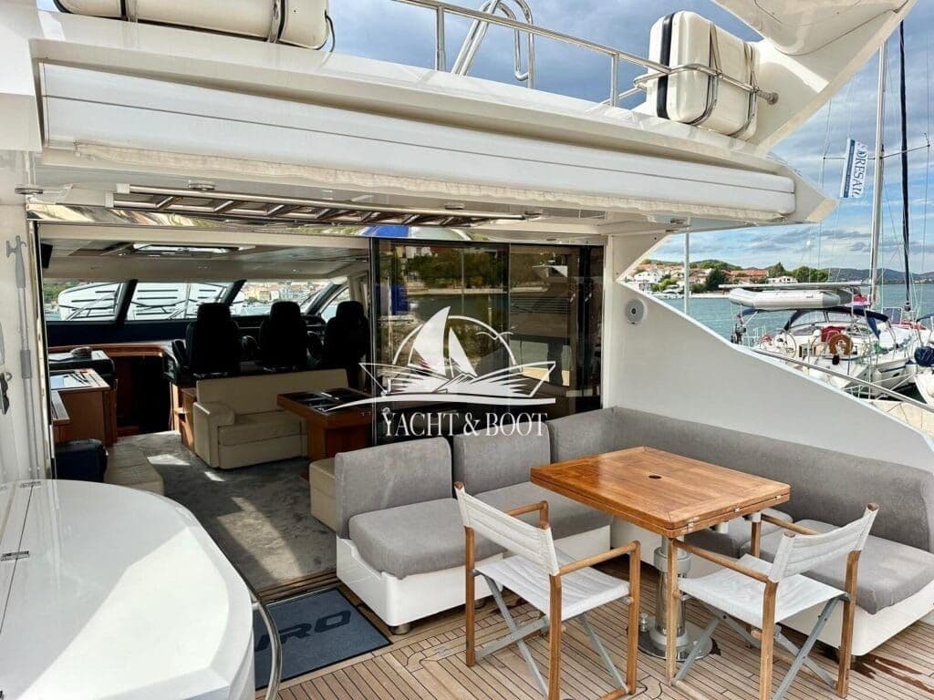 Sunseeker Predator 74 Sports Fly |  3.600 PS, MAN V12 – Bild 8