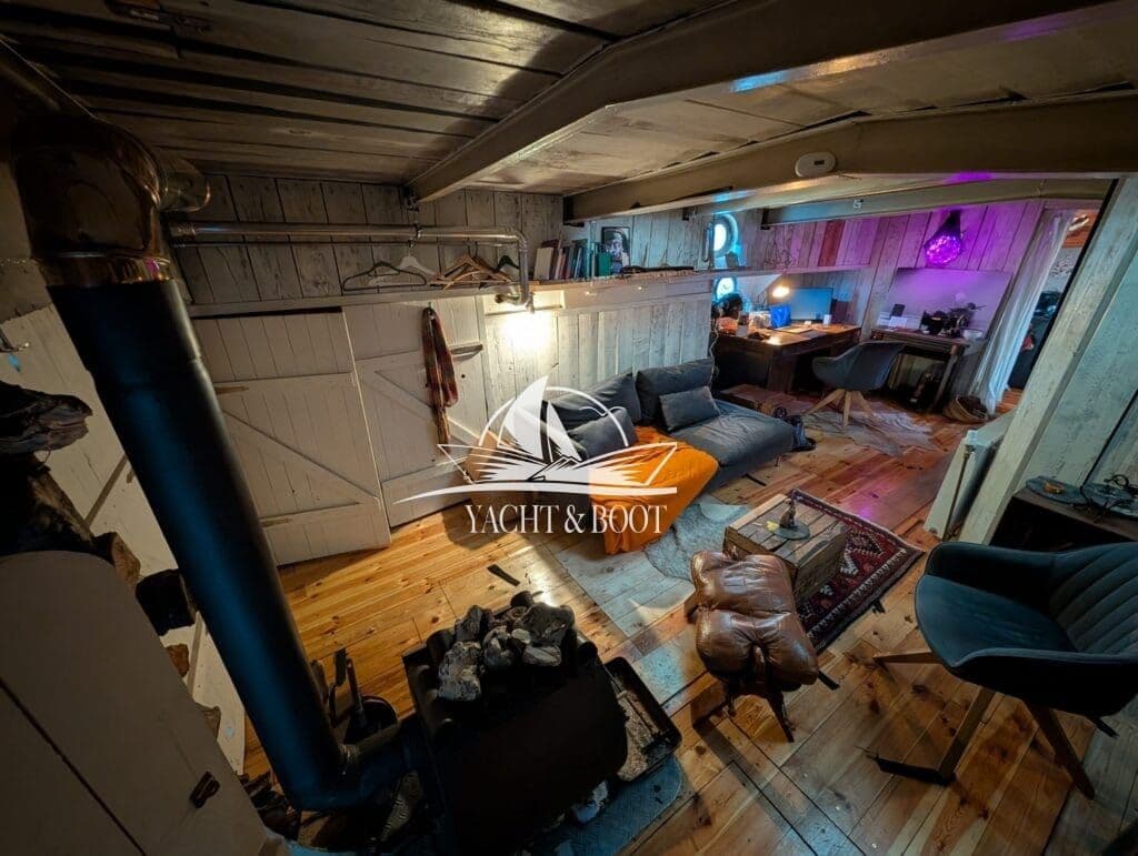 Frachtewer Isebel | 20m Wohnschiff Hausboot mit Liegeplatz – Bild 17