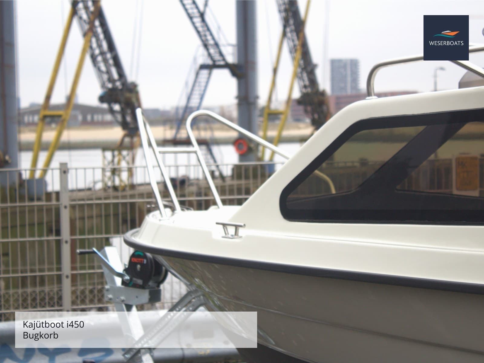 Kajütboot 450 „Fisher“ mit Trailer | Angelboot mit Trailer und Kabine – Bild 12