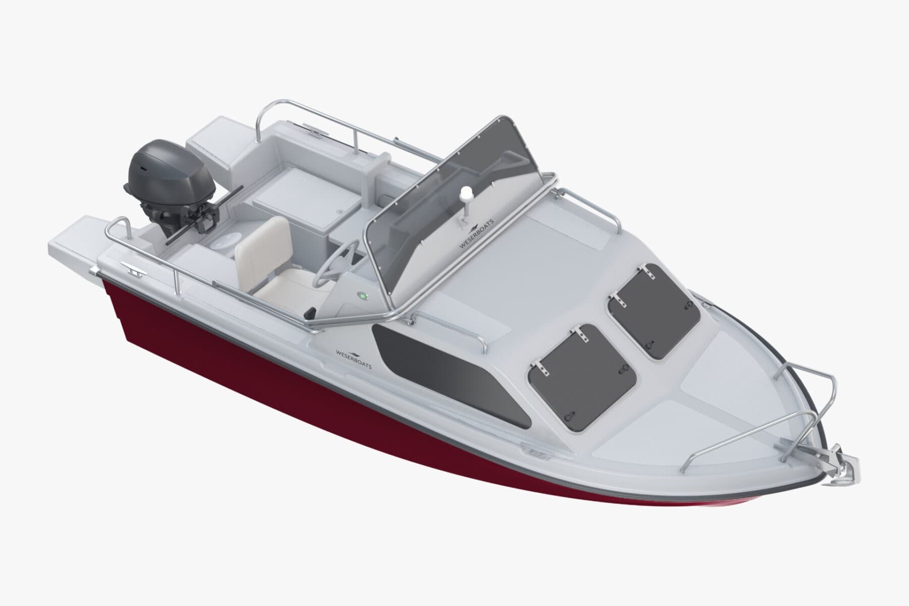 Kajütboot 450 „Fun“ mit Trailer | Sportboot mit Trailer und Kabine – Bild 3
