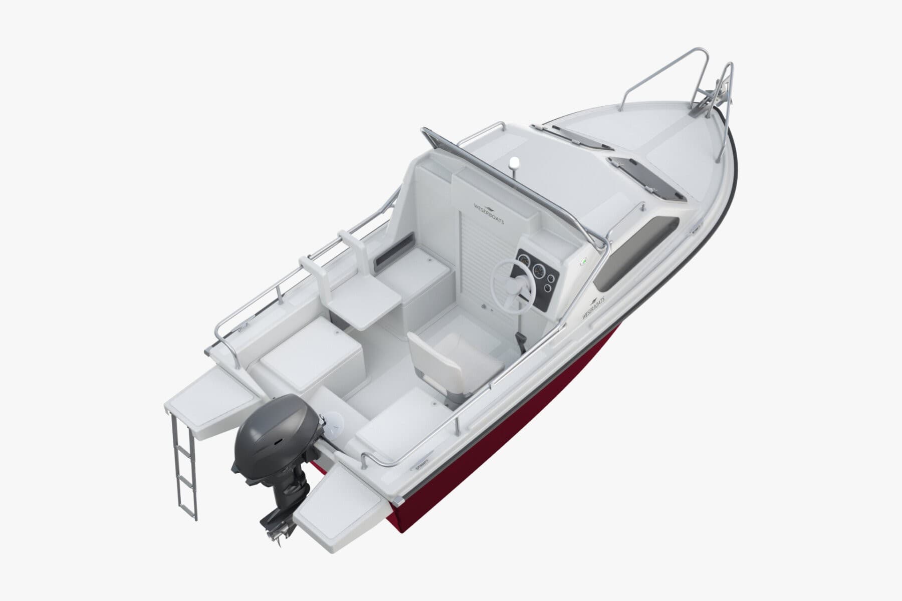 Kajütboot 450 „Fun“ mit Trailer | Sportboot mit Trailer und Kabine – Bild 4
