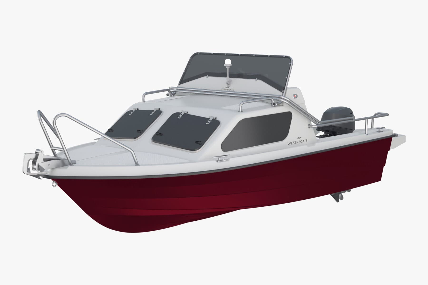 Kajütboot 450 „Fun“ mit Trailer | Sportboot mit Trailer und Kabine