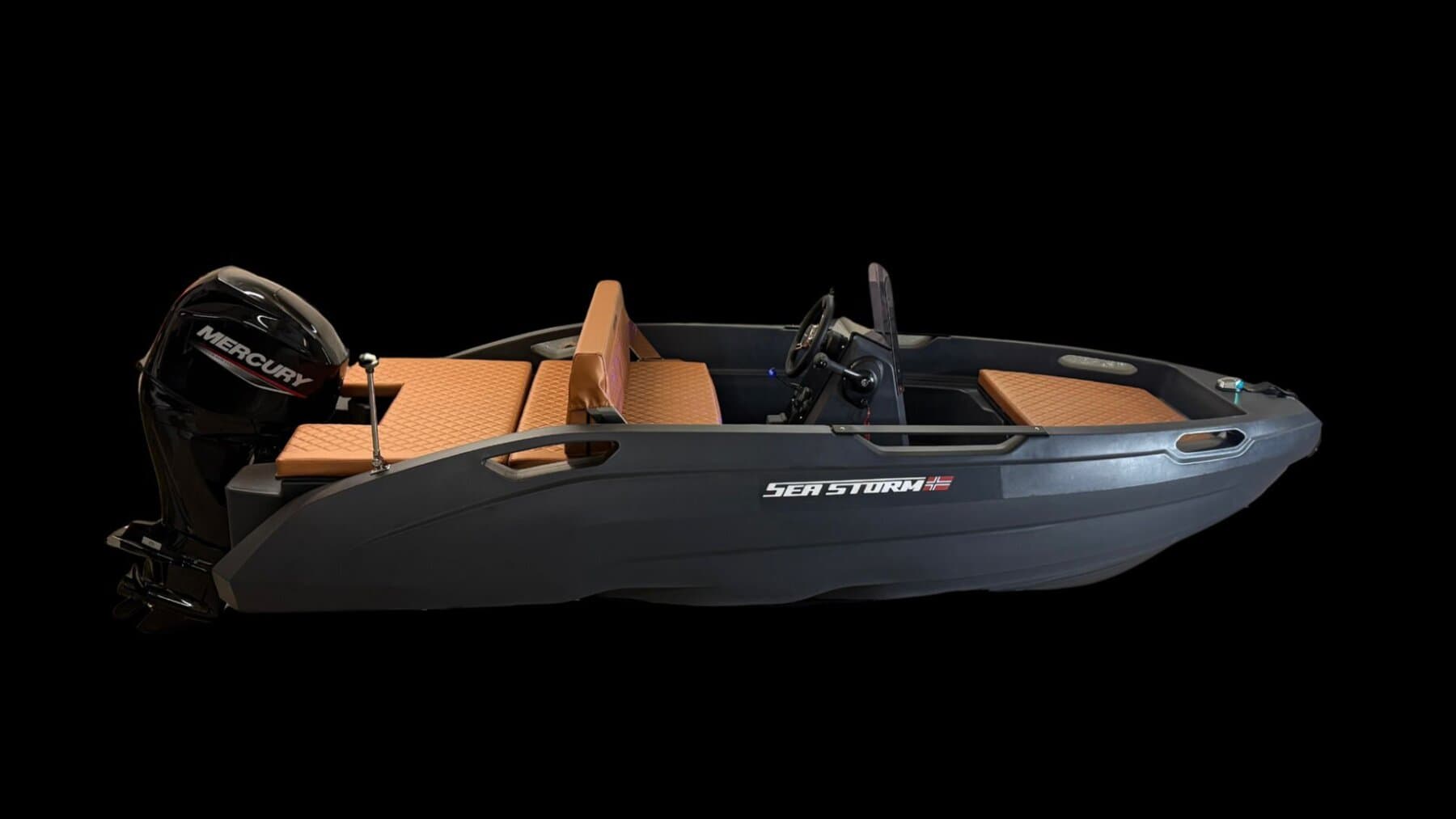 SeaStorm 13S HDPE Motorboot Sonnenliege Führerscheinfrei möglich