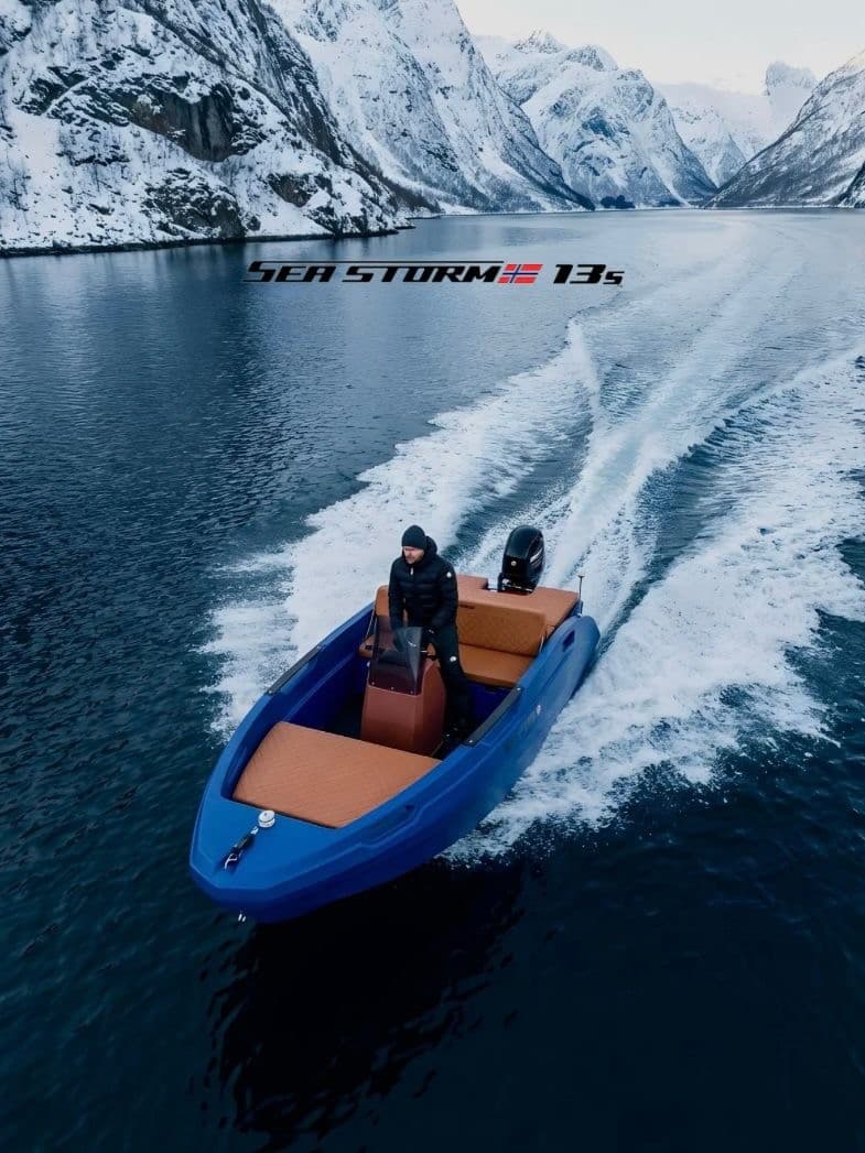 SeaStorm 13S HDPE Motorboot Sonnenliege Führerscheinfrei möglich – Bild 8