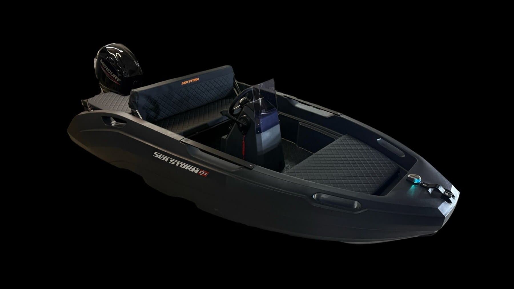 SeaStorm 13S HDPE Motorboot Sonnenliege Führerscheinfrei möglich – Bild 2