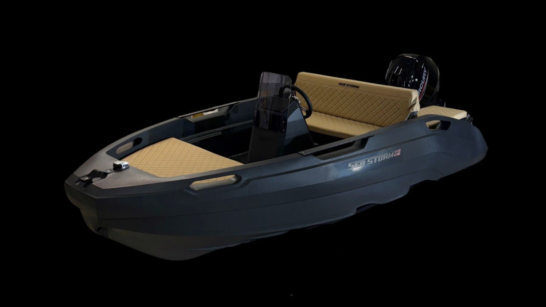 SeaStorm 13S HDPE Motorboot Sonnenliege Führerscheinfrei möglich – Bild 3