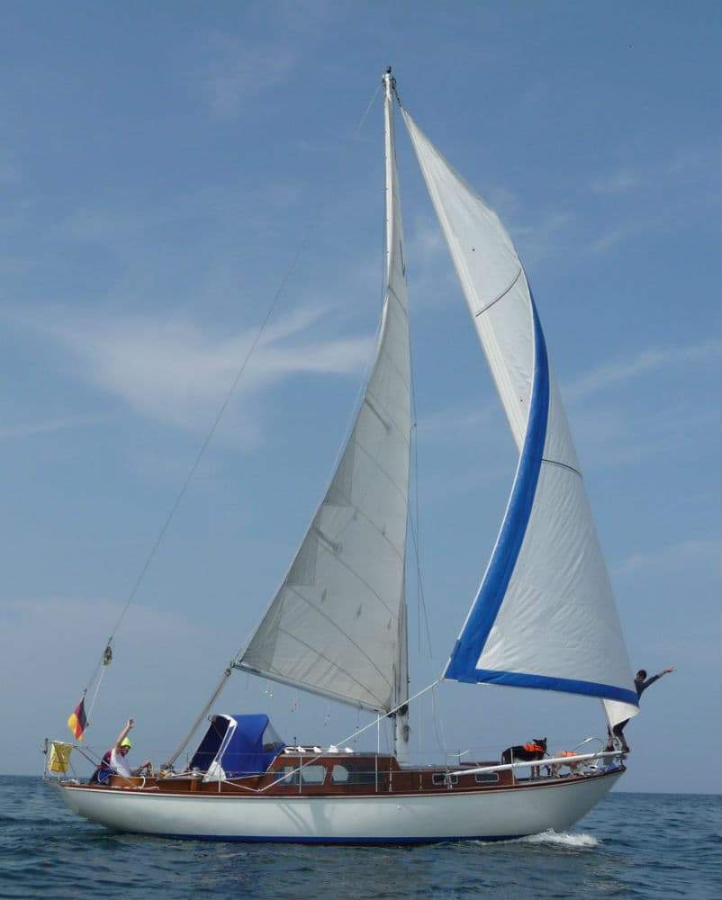 Klassische Segelyacht 6,5KR/34er