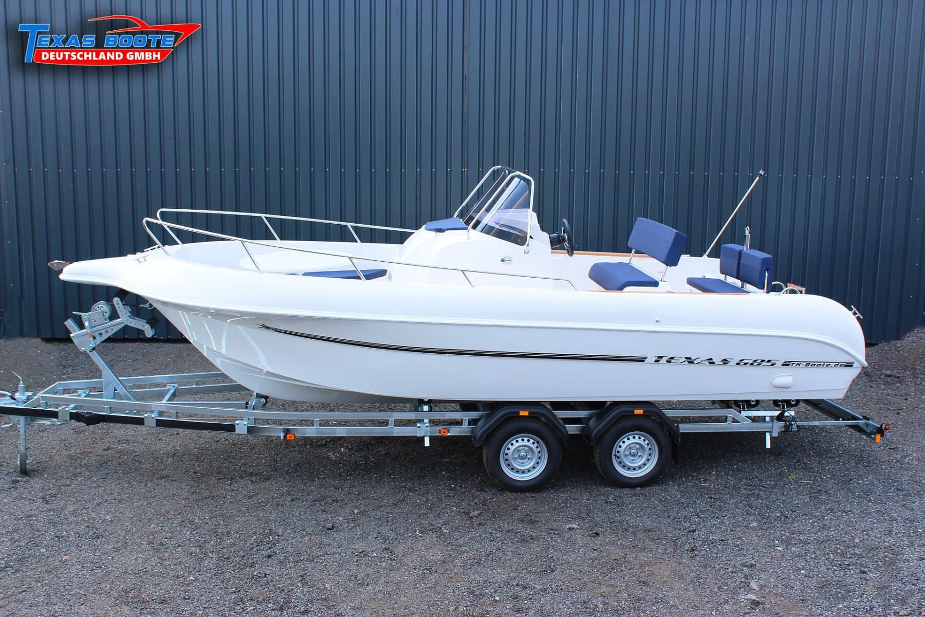 TEXAS 685 Open Exklusiv • NEUBOOT • Motorboot • Polstersatz inklusive