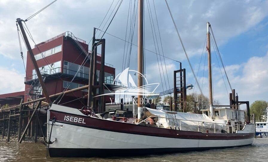 Frachtewer Isebel | 20m Wohnschiff Hausboot mit Liegeplatz